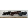 Image 1 : LOT OF 3 - CAST IRON LOCOMOTIVES - INCL OVERLAND LIMITED, ETC