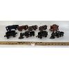 Image 1 : LOT OF 9 - CAST IRON LOCOMOTIVES - INCL VICTOR