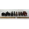 Image 4 : LOT OF 9 - CAST IRON LOCOMOTIVES - INCL VICTOR