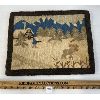 Image 7 : LOT OF 3 - CROSS STITCH SAMPLE ON LINEN, RUG HOOK HUNTING SCENE, ETC 