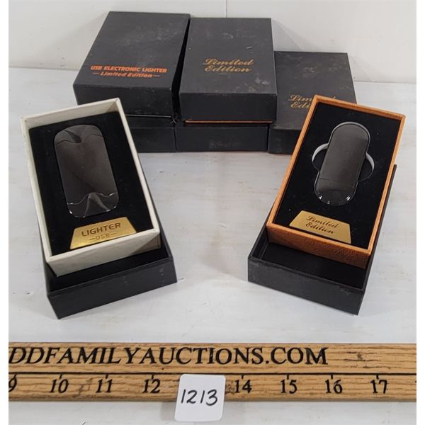 LOT OF 7 - ELECTRONIC RECHARGABLE LIGHTERS