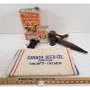 Image 2 : LOT OF 6 - MAPLE SYRUP CANS - EMPIRE SEED BAG, ETC.