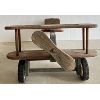 Image 2 : WOODEN TOY BIPLANE W/ WHEELS 