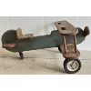 Image 3 : WOODEN TOY BIPLANE W/ WHEELS 