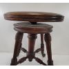 Image 3 : CLAW FOOT SWIVEL PIANO STOOL - SEE ALL PICS