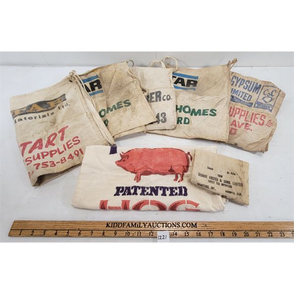 LOT OF 7 - FRAMING / ROOFING APRONS - INCL BRANTFORD, ONT. 