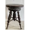 Image 1 : CLAW & BALL FOOTED SWIVEL PIANO STOOL