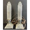 Image 1 : LOT OF 3 - ART DECO SKYSCRAPER MOTIF LAMPS - SEE ALL PICS