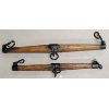 Image 1 : LOT OF 2 - WOOD & METAL HAMES 