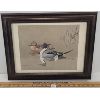 Image 1 : MALLARD DUCK SCENE BY FLANSDOWNE - 1957 - FRAMED PRINT 