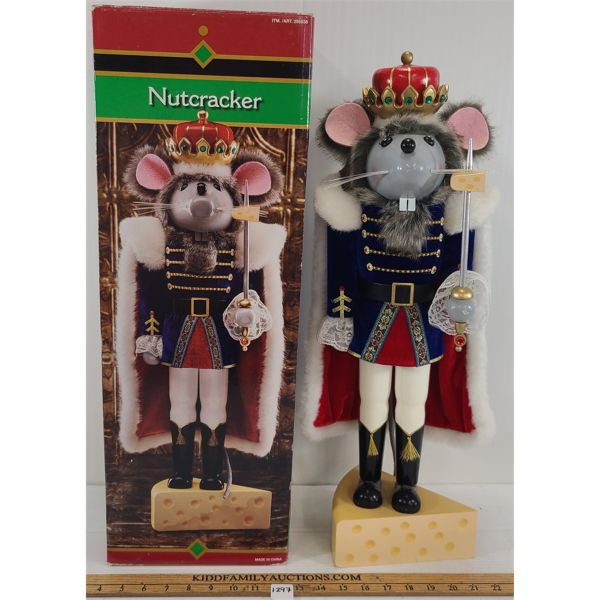 KING MOUSE NUTCRACKER W/ BOX 