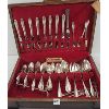 Image 1 : SILVER PLATED CUTLERY SET - 83 PCS 