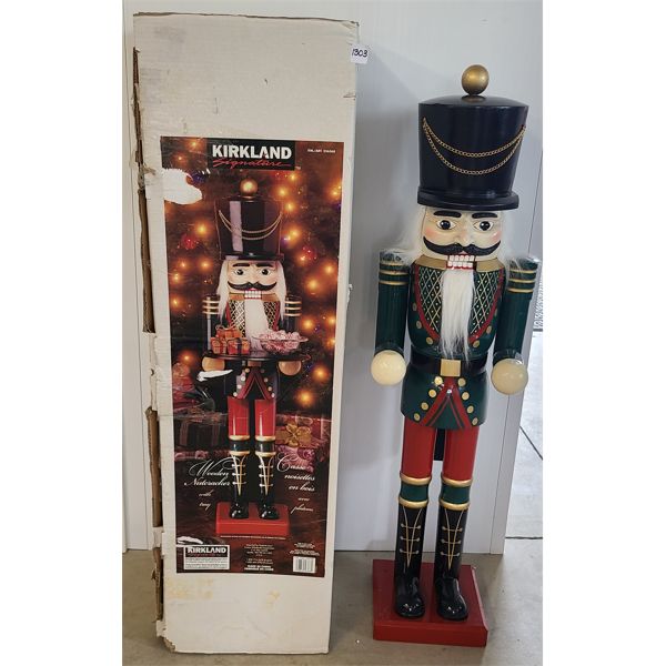KIRKLAND WOODEN NUTCRACKER W/ BOX 