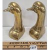 Image 2 : PAIR OF BRASS GOOSE BOOKENDS 