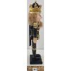Image 2 : HAND-CRAFTED WOODEN NUTCRACKER KING W/ BOX 