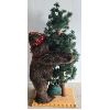 Image 3 : HOMESPUN CREATIONS CHRISTMAS TREE BEAR W/ BOX 