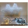Image 1 : JOB LOT - CLEAR MINI LIGHTS, DECORATIVE TREES & OUTDOOR STAR LIGHTS 