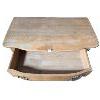 Image 3 : PINE ENTRY TABLE ON CASTERS