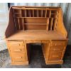 Image 1 : OAK ROLL TOP DESK 