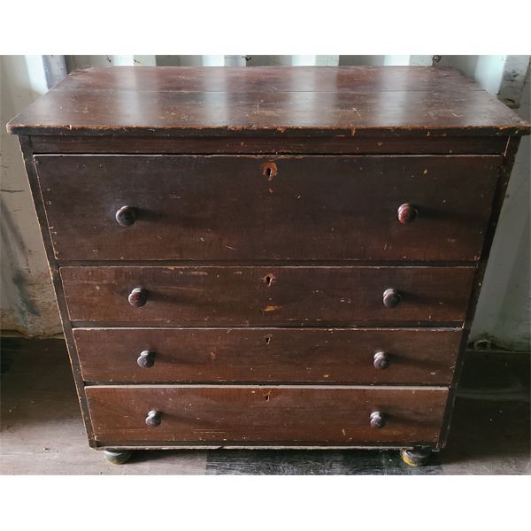 4-DRAWER OAK DRESSER 