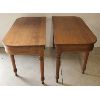 Image 3 : WALNUT (?) 2PC BREAKFAST TABLE 