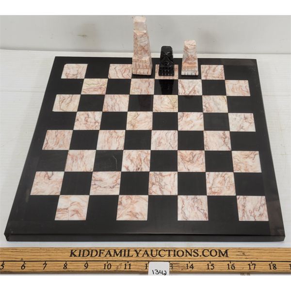 MARBLE CHESS SET W/ PCS