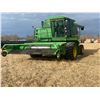 Image 1 : JD 8820 Titan II Combine, 914 7-belt pickup, chopper, runs good, 4575 hrs, SN. X625808 PH (780)499-0