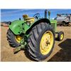 Image 7 : JD 3010 Tractor, gas, open station, 8 spd, 16.9x34's, single hyd., PTO, showing 4892 hrs, V.G. metal