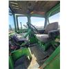 Image 20 : JD 7020 4x4 Tractor, running, CAB c/w roll bar, 7052 hrs, 8 spd with hi & low, 23.1 x 30 Singles, 10