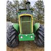 Image 2 : JD 7020 4x4 Tractor, running, CAB c/w roll bar, 7052 hrs, 8 spd with hi & low, 23.1 x 30 Singles, 10