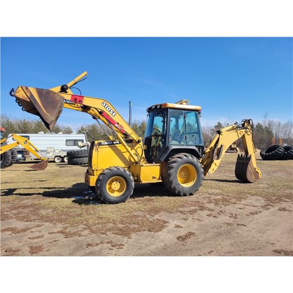 (Lots 54 to 57 are a Group Lot) JD 310SE, 4x4, extend a hoe Backhoe, 7104 hrs, 25" digging bucket, S