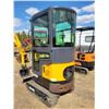 Image 4 : (Lots 58 & 59 are a Group Lot) 2023 VICSEC VC13C  Mini Excavator, Yellow/Black, Enclosed Cab, 13.5HP