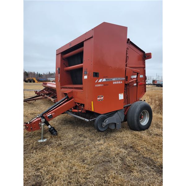 MF Hesston Series 2656A Rd Baler, 1000 PTO, SN. 2656AHS25191, Hyds get hot after using for awhile