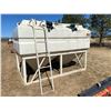 Image 2 : Haul-All 10 ft tote tank c/w 2- Westfield augers with spouts