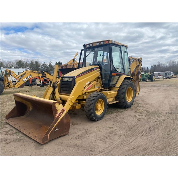 (Lots 54 to 57 are a Group Lot) Cat 416C Backhoe, 24" digging bucket, showing 7681 hrs, running orde