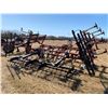 Image 3 : IH, approx. 21 1/2 ft cultivator c/w V.G. 3 bar tine harrows
