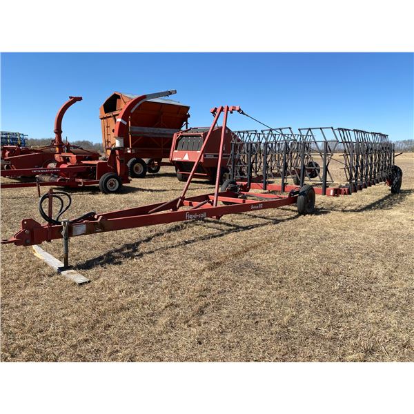 Flexi-coil system 82, 15 section diamond harrows c/w draw bar, SN. S82SA00-FOO6116