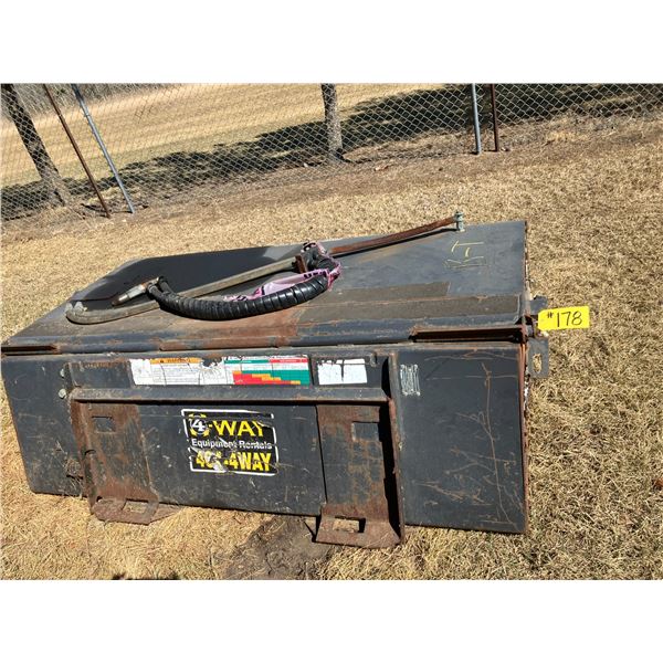 72' Pick-up sweeper broom for skid steer