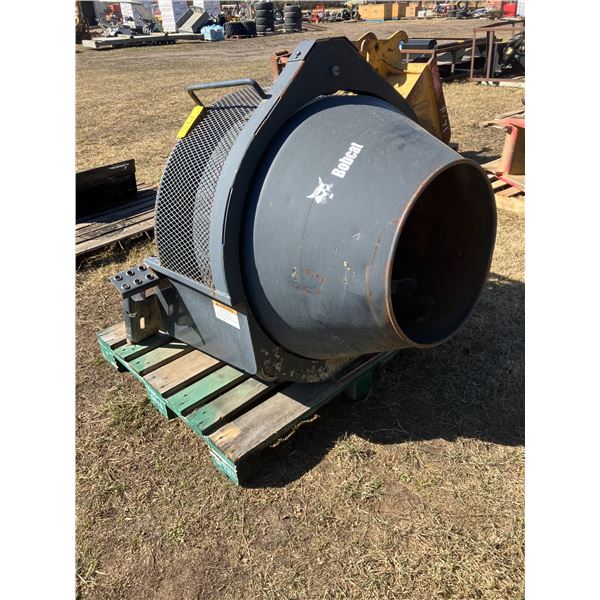 Bobcat hydraulic cement mixer.