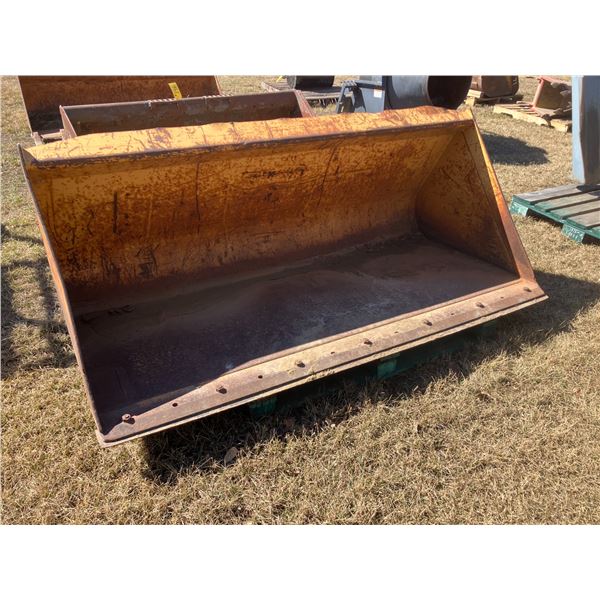 78" snow bucket for skidsteer