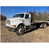 Image 1 : 1999 International 4700 DT 466E. Diesel 6 spd standard.  16 foot deck. 76" beavertails complete with