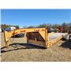 Image 1 : 2004 Dyson Road Blazer G/N Ball hitch trailer, 26 ft deck c/w 2 ft beavertails & ramps, 84" wide, tr