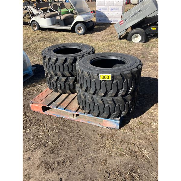 (So much each x 4). New Beaver skid steer tires 12x16.5 nylon tubeless 12 ply