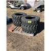 Image 1 : (So much each x 4). New Beaver skid steer tires 12x16.5 nylon tubeless 12 ply