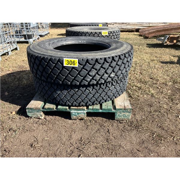 (So much each x 2). Bridgestone tires. 11R24.5