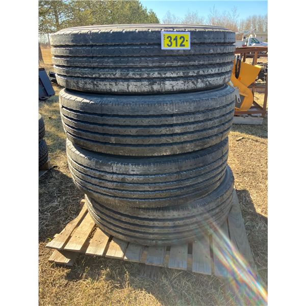 (So much each x 4). New Triangle Semi tires. 275/70R22.5 . 16P