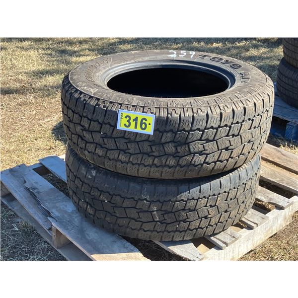 (So much each x 2) Toyo Open Country tires. P265/65R18.