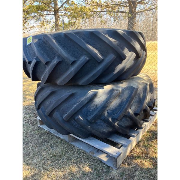 (So much each x 2)  Goodyear tires. 18.4-26 . 16" rim. 10 ply traction sure grip.