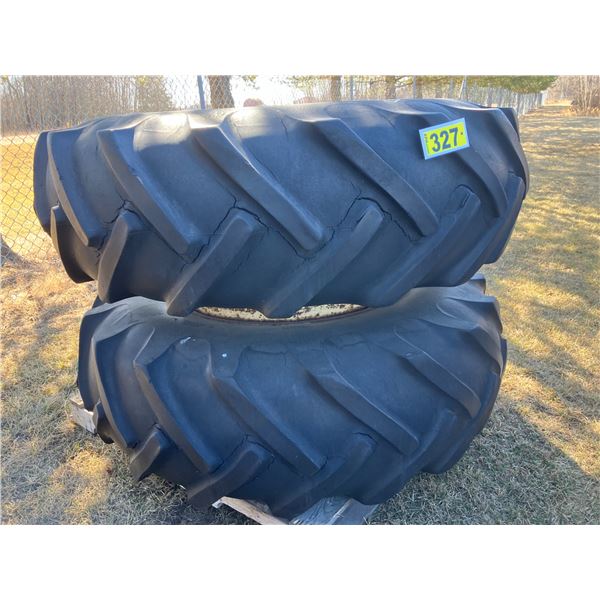 (So much each x 2)  Two tires. 18.4-30/15-30 on wi6l Rim. Nylon special.