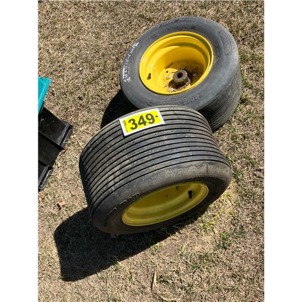 (So much each x 2)  Disco multi r/b tires. John Deere rims